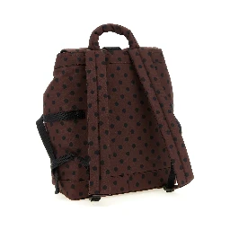 Brown Recycled Polyamide Backpack