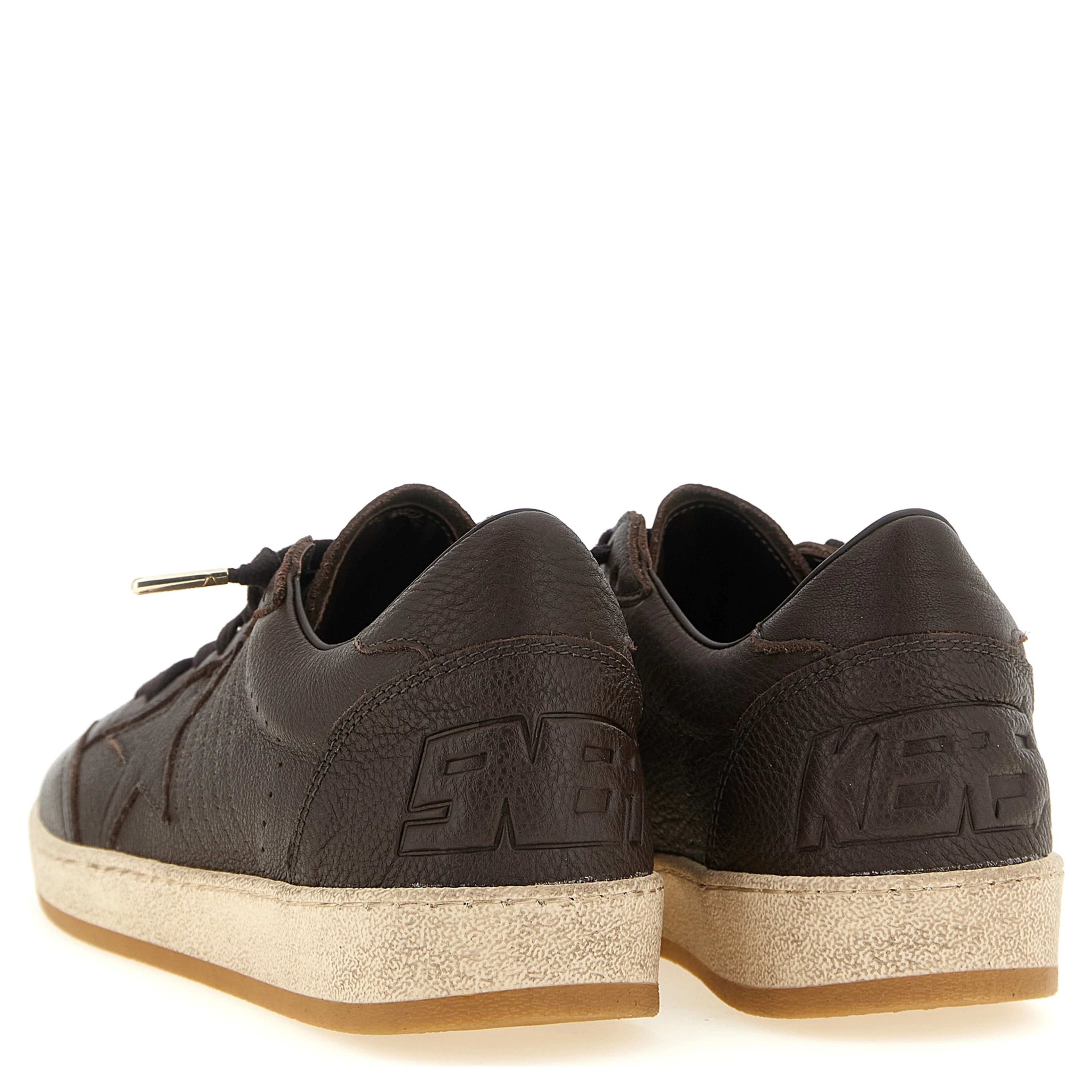 Brown Cowhide Low Top Sneakers