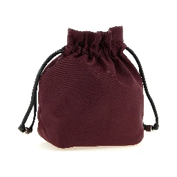Bordeaux Recycled Polyamide Clutch Bag