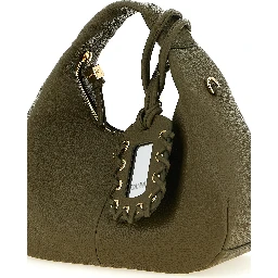 Bicolor Polyester Handbag