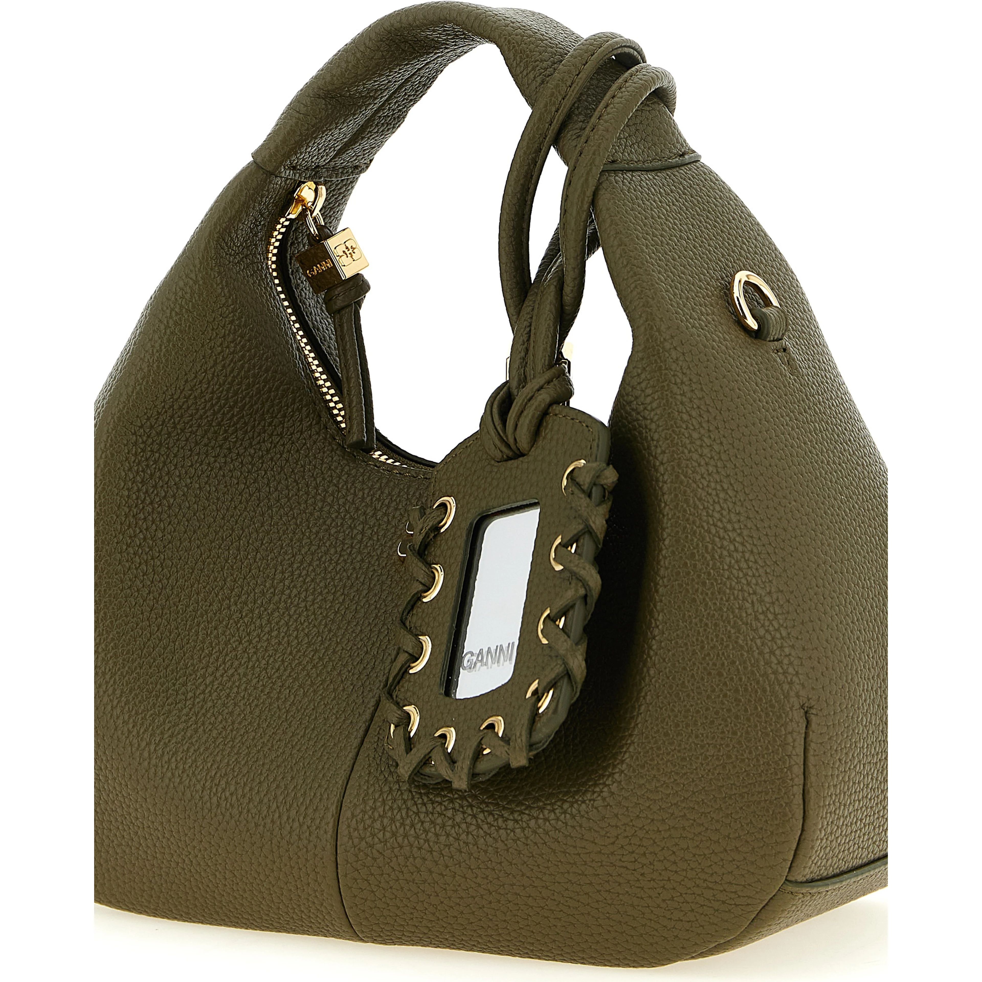 Bicolor Polyester Handbag