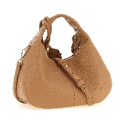 Beige Polyester Handbag