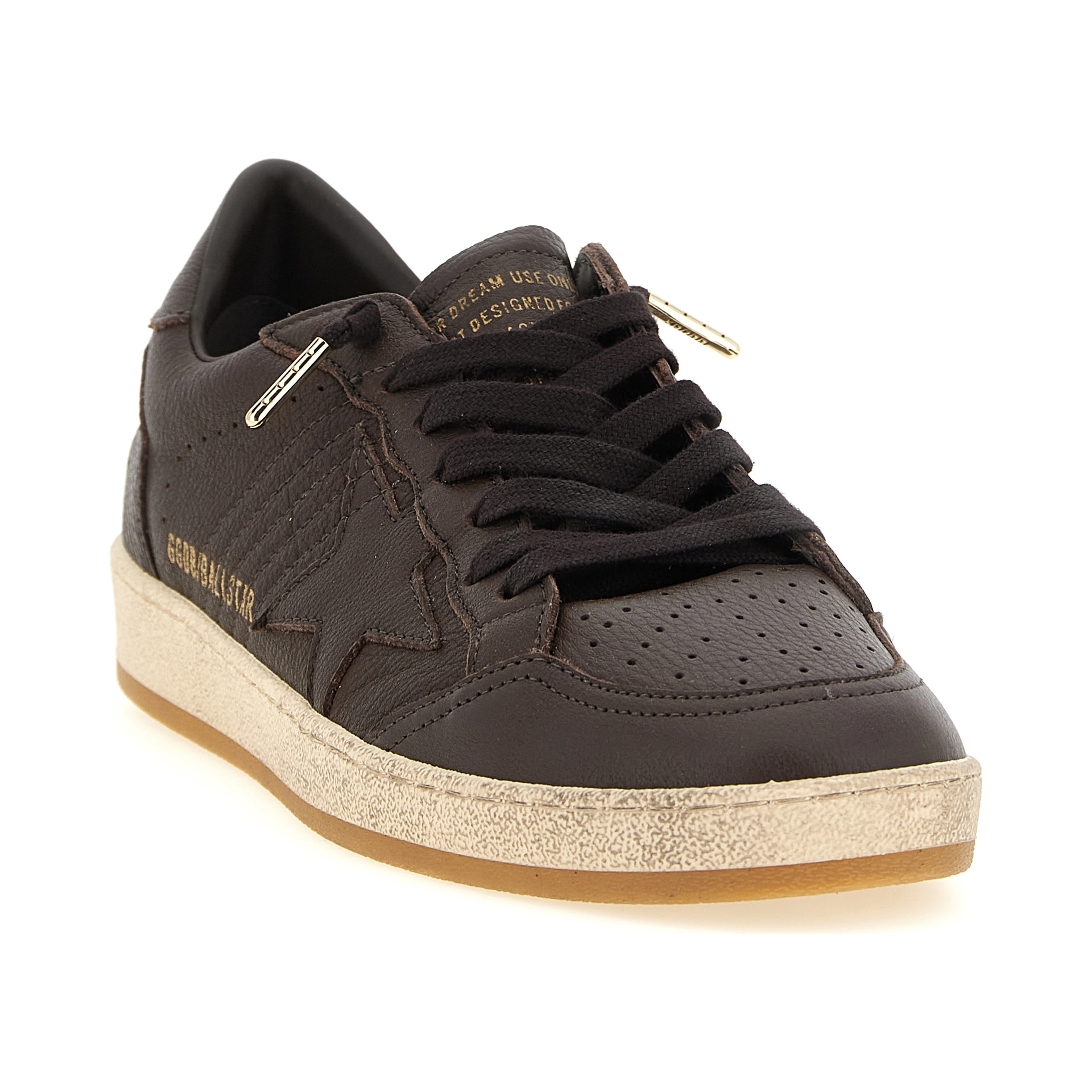 Brown Cowhide Low Top Sneakers