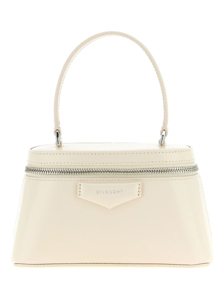 White Leather Crossbody Bag