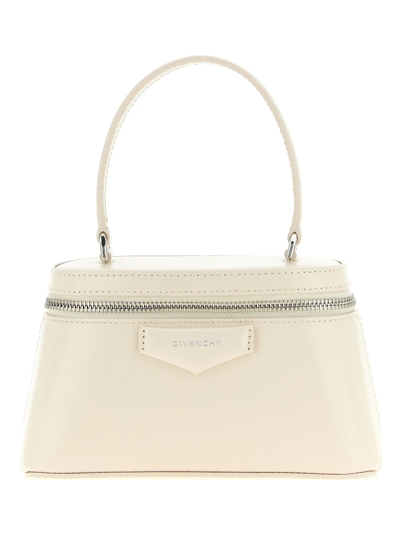 White Leather Crossbody Bag