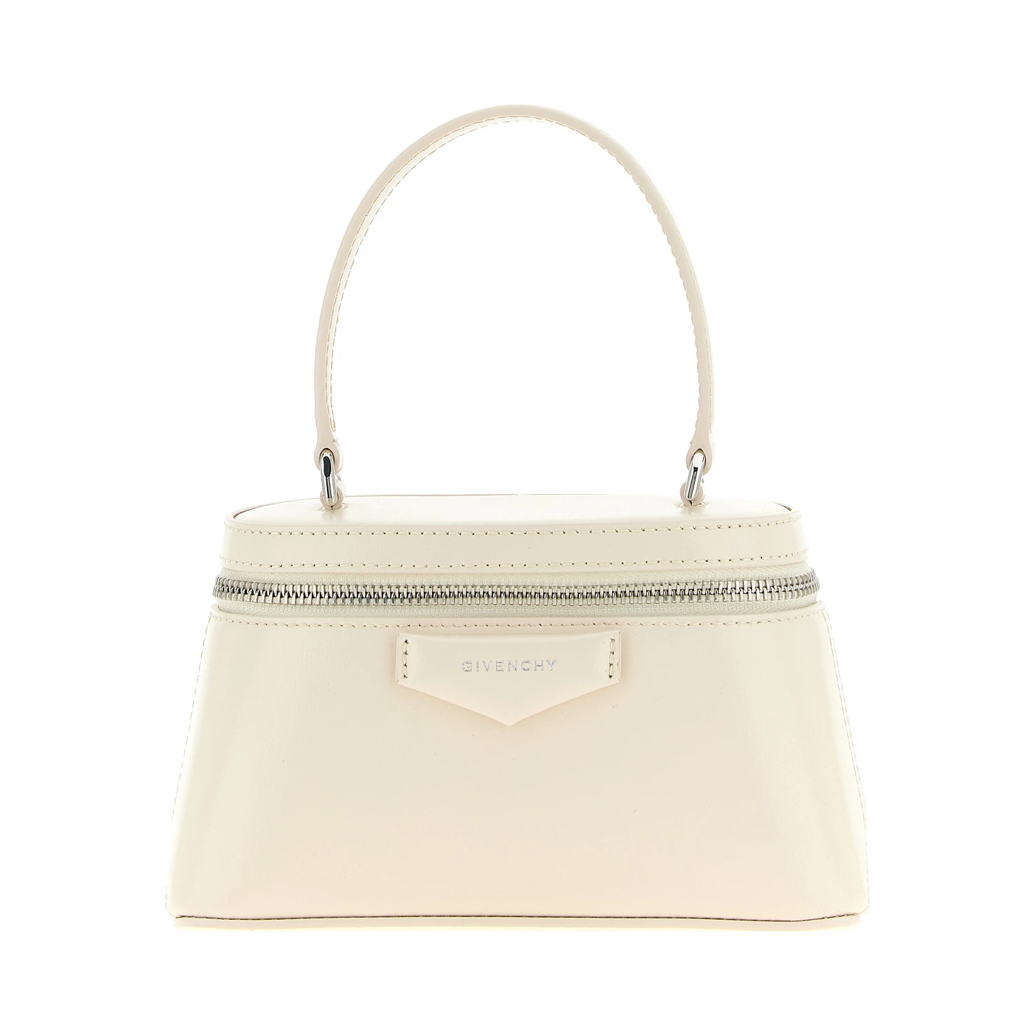 White Leather Crossbody Bag