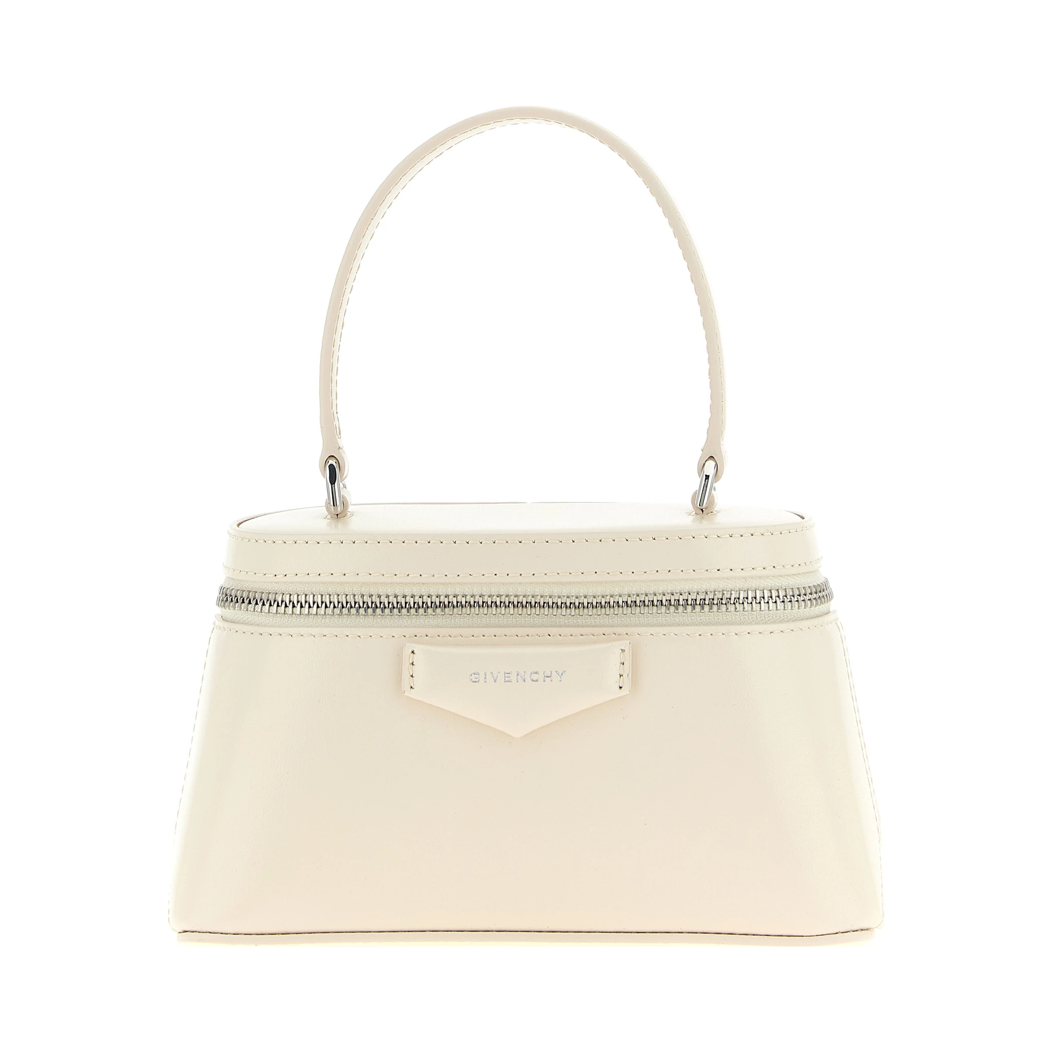White Leather Crossbody Bag