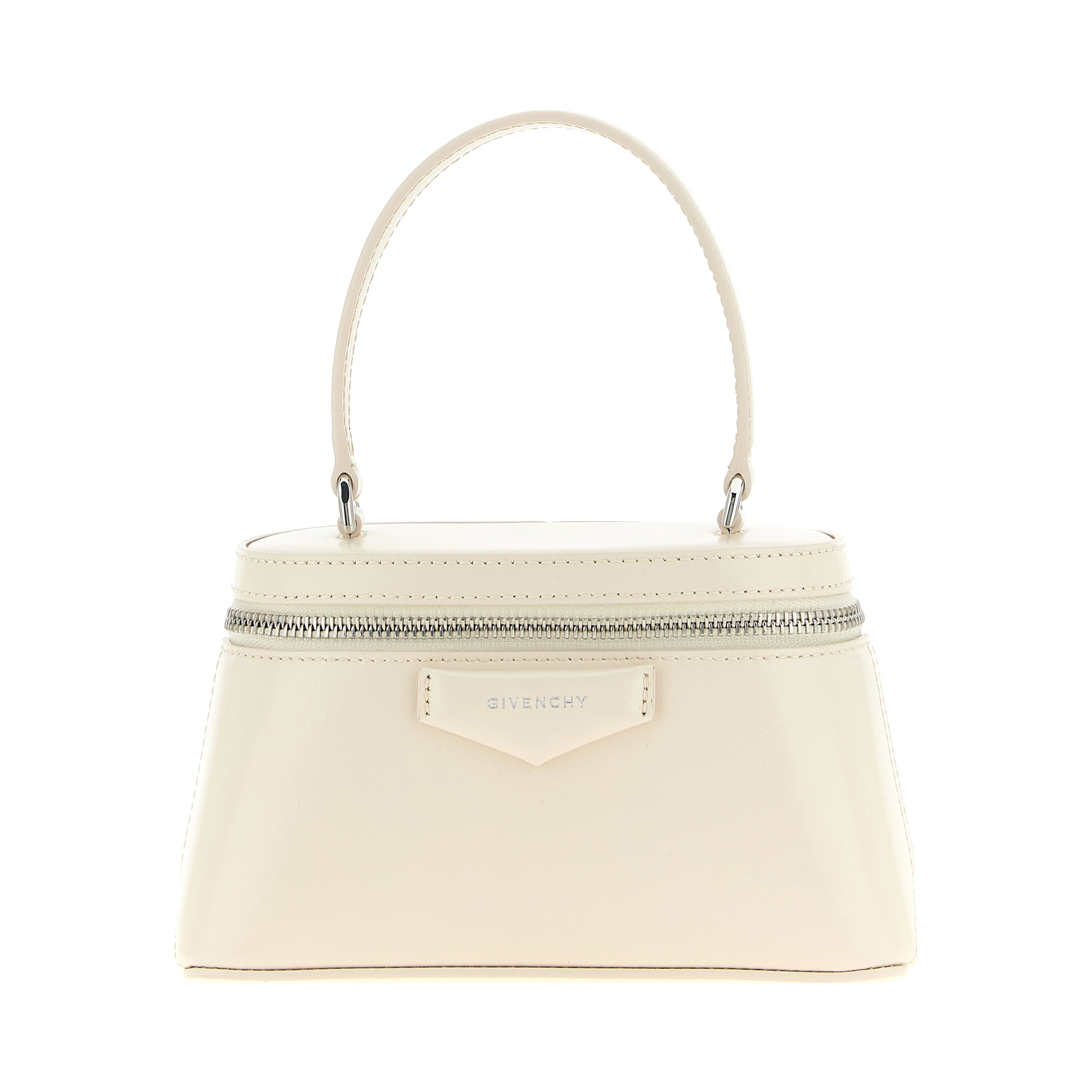 White Leather Crossbody Bag