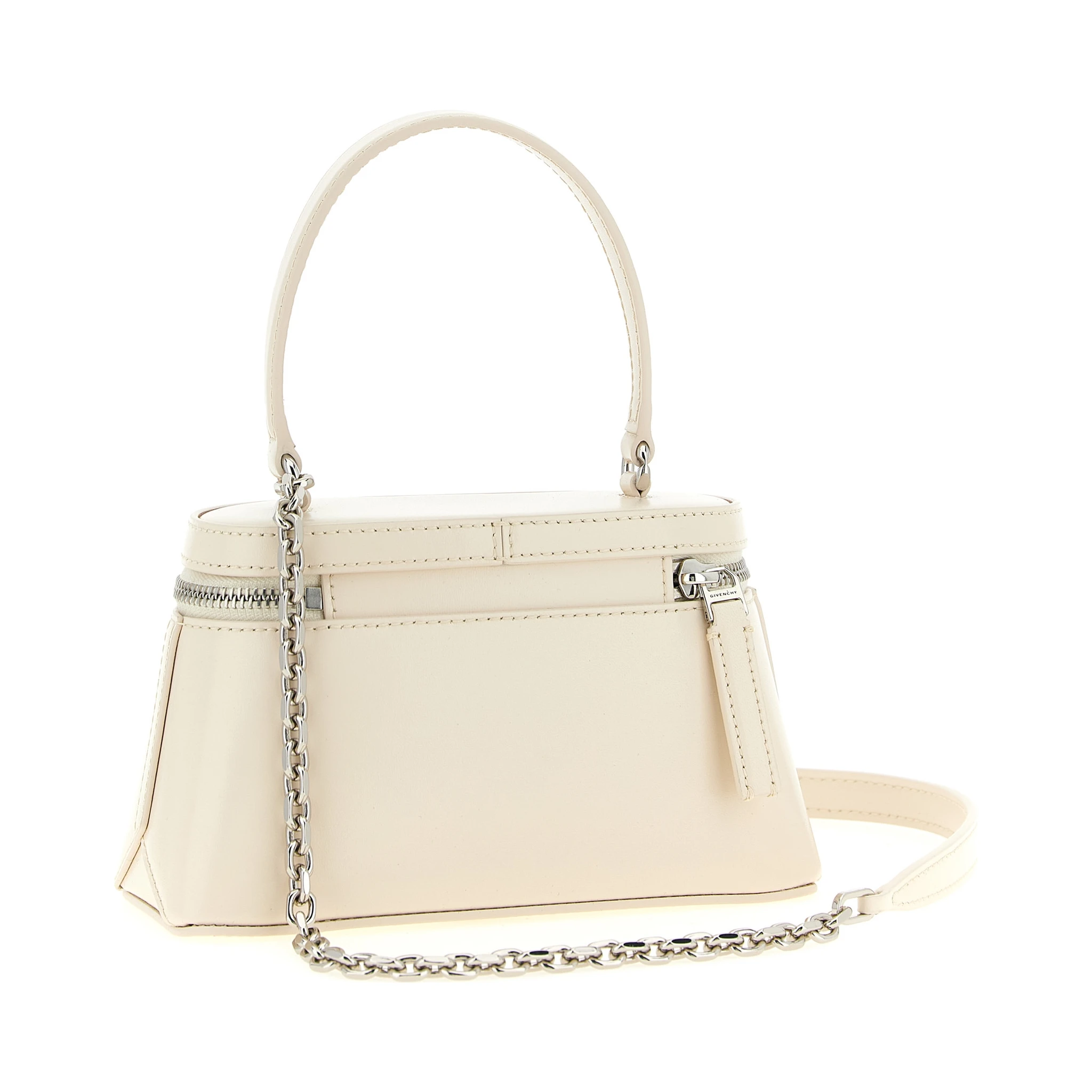 White Leather Crossbody Bag