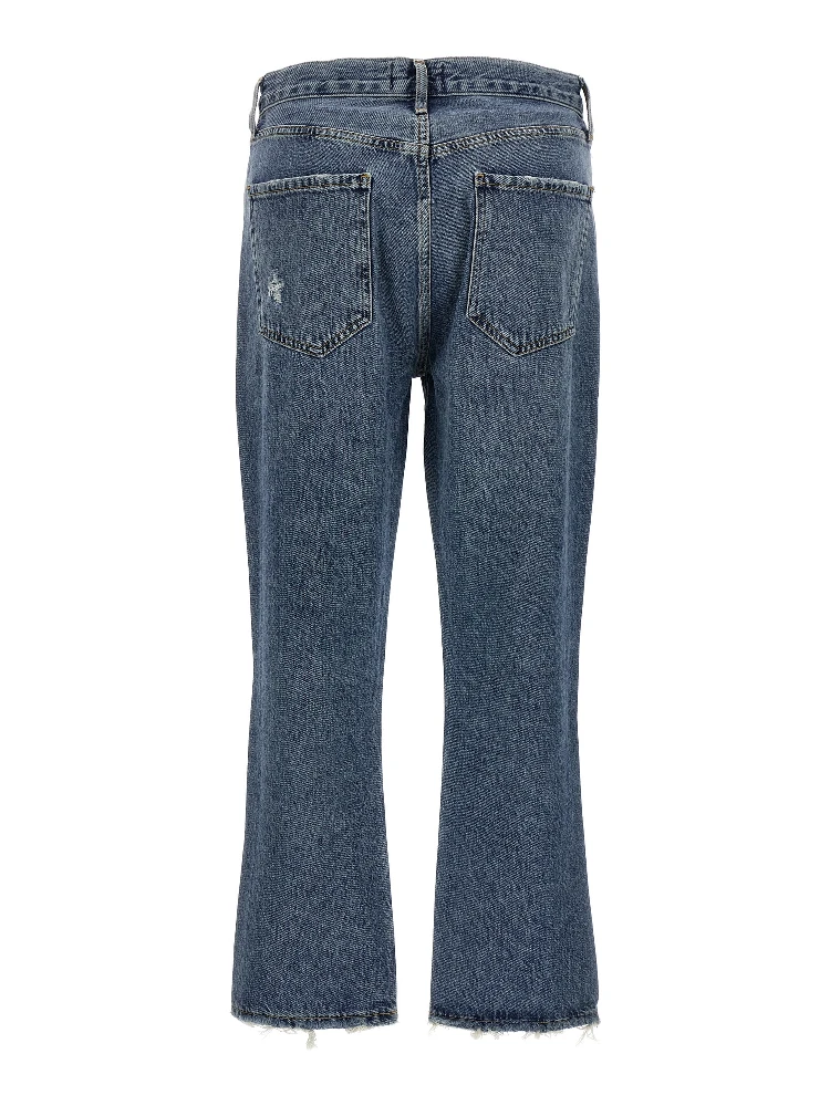 Blue Cotton Cropped Jeans alternative