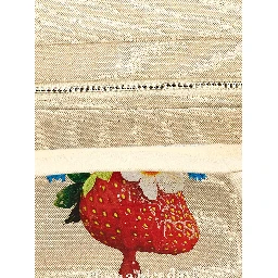 Beige Recycled Cotton Tote Bag