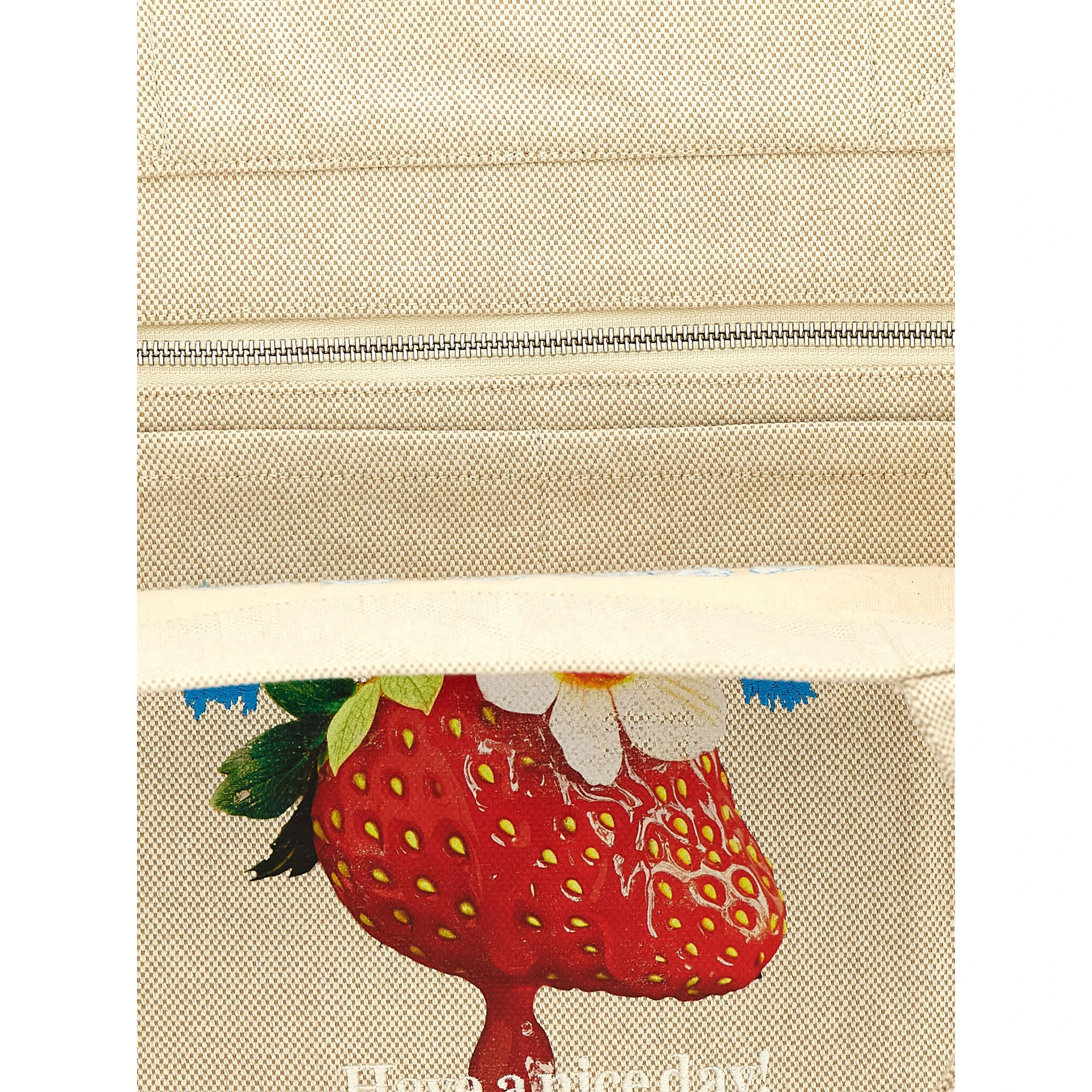 Beige Recycled Cotton Tote Bag