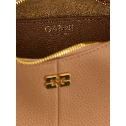 Beige Polyester Handbag
