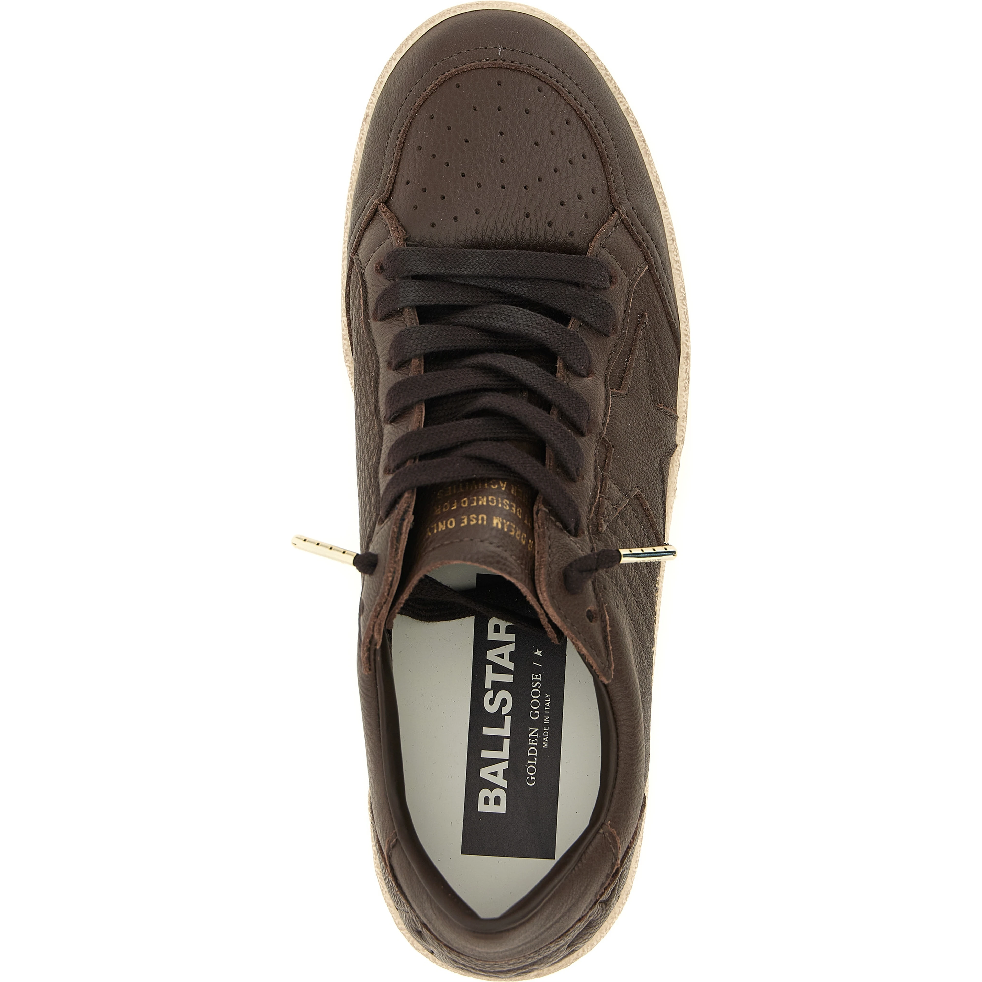 Brown Cowhide Low Top Sneakers
