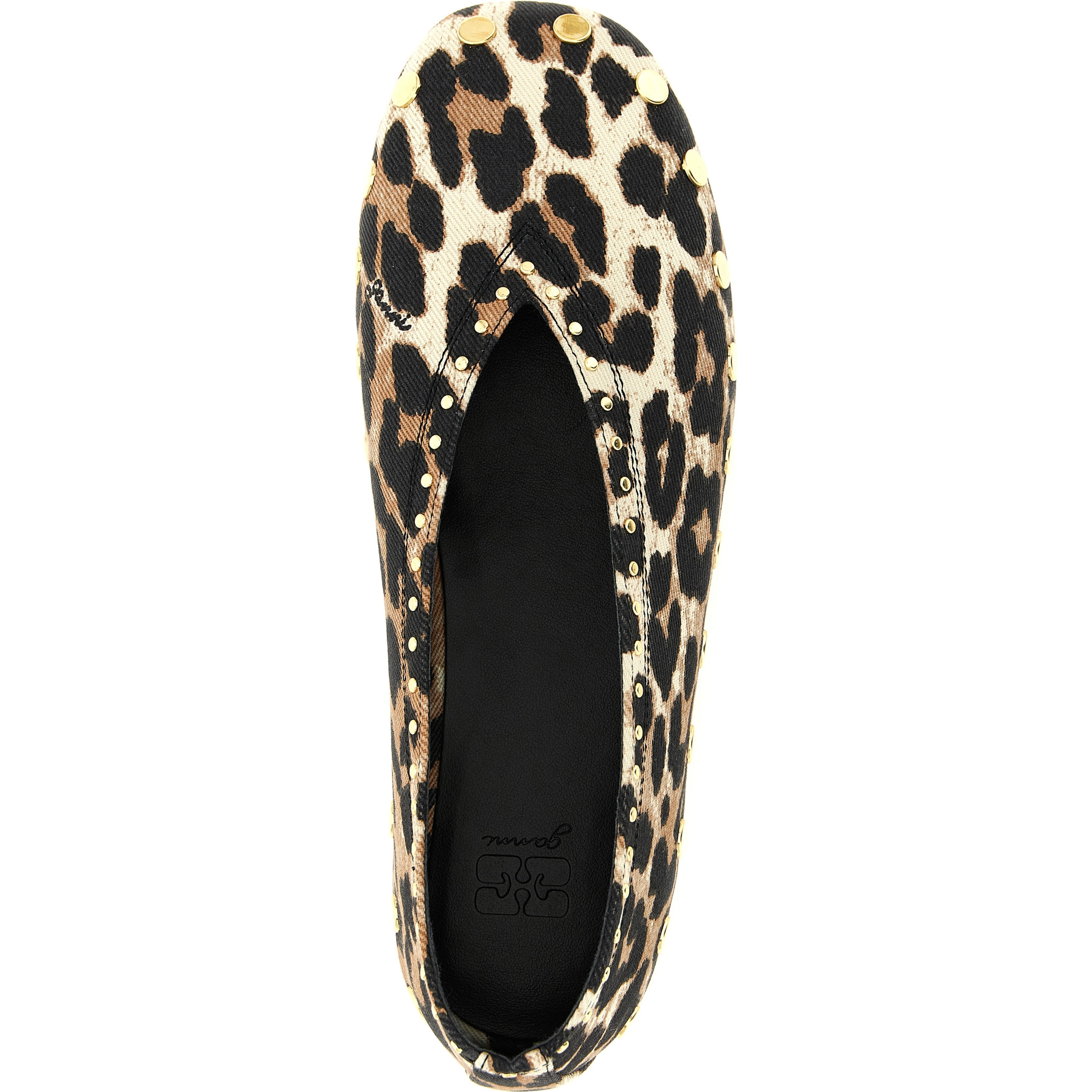 Multicolor Cotton Ballet Flats