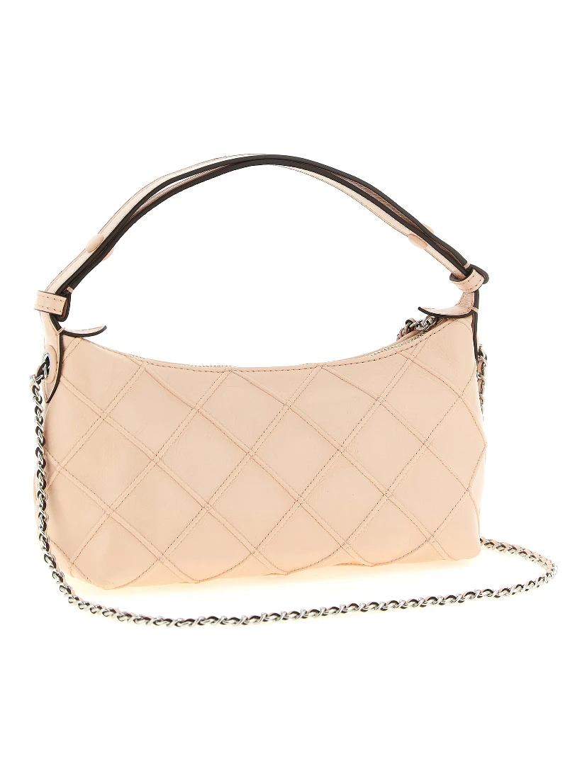 Multicolor Cowhide Clutch Bag