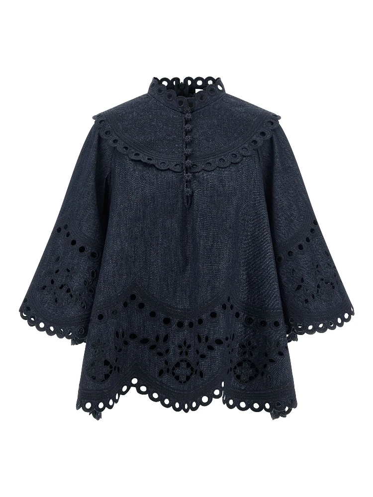 Blue Cotton Blouse