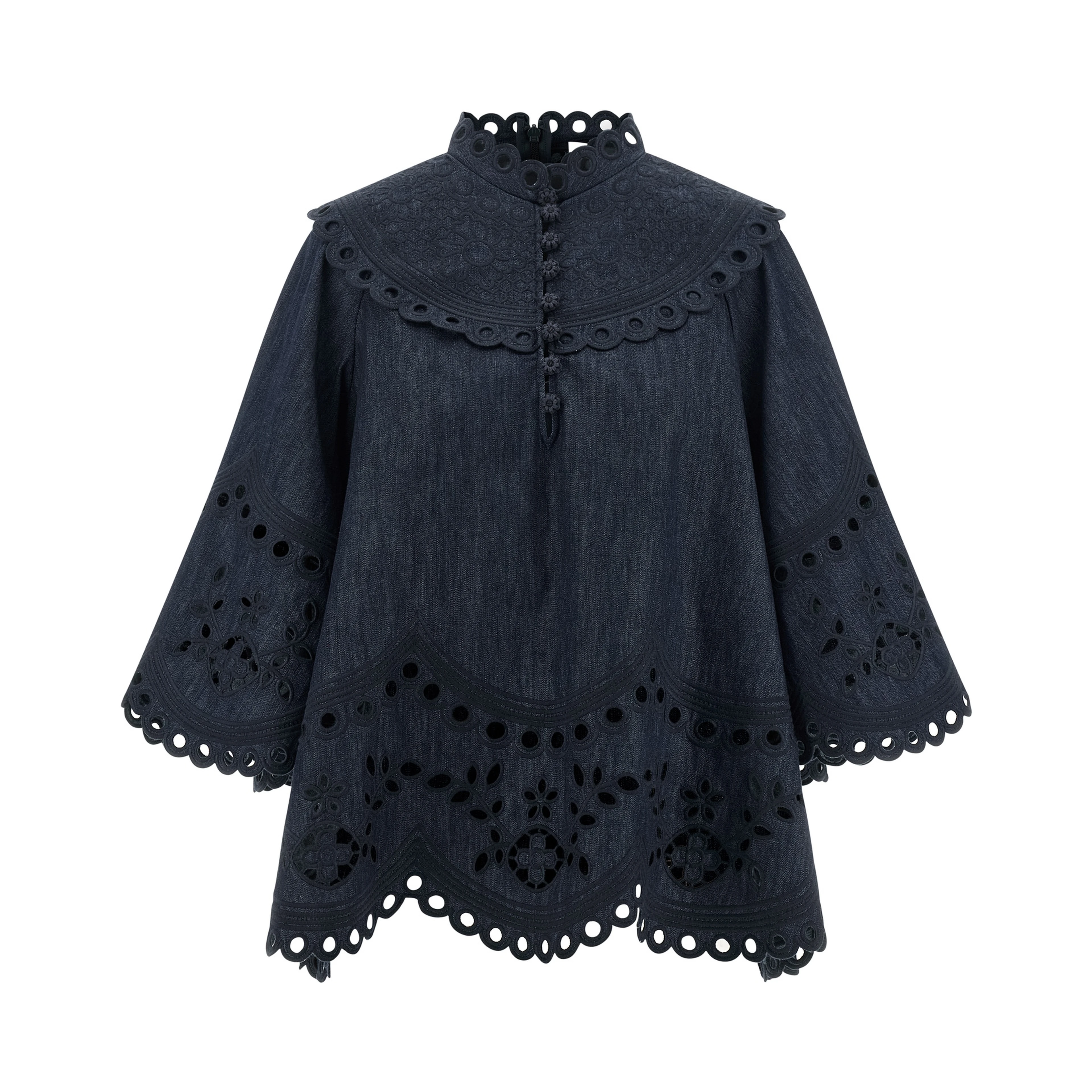 Blue Cotton Blouse