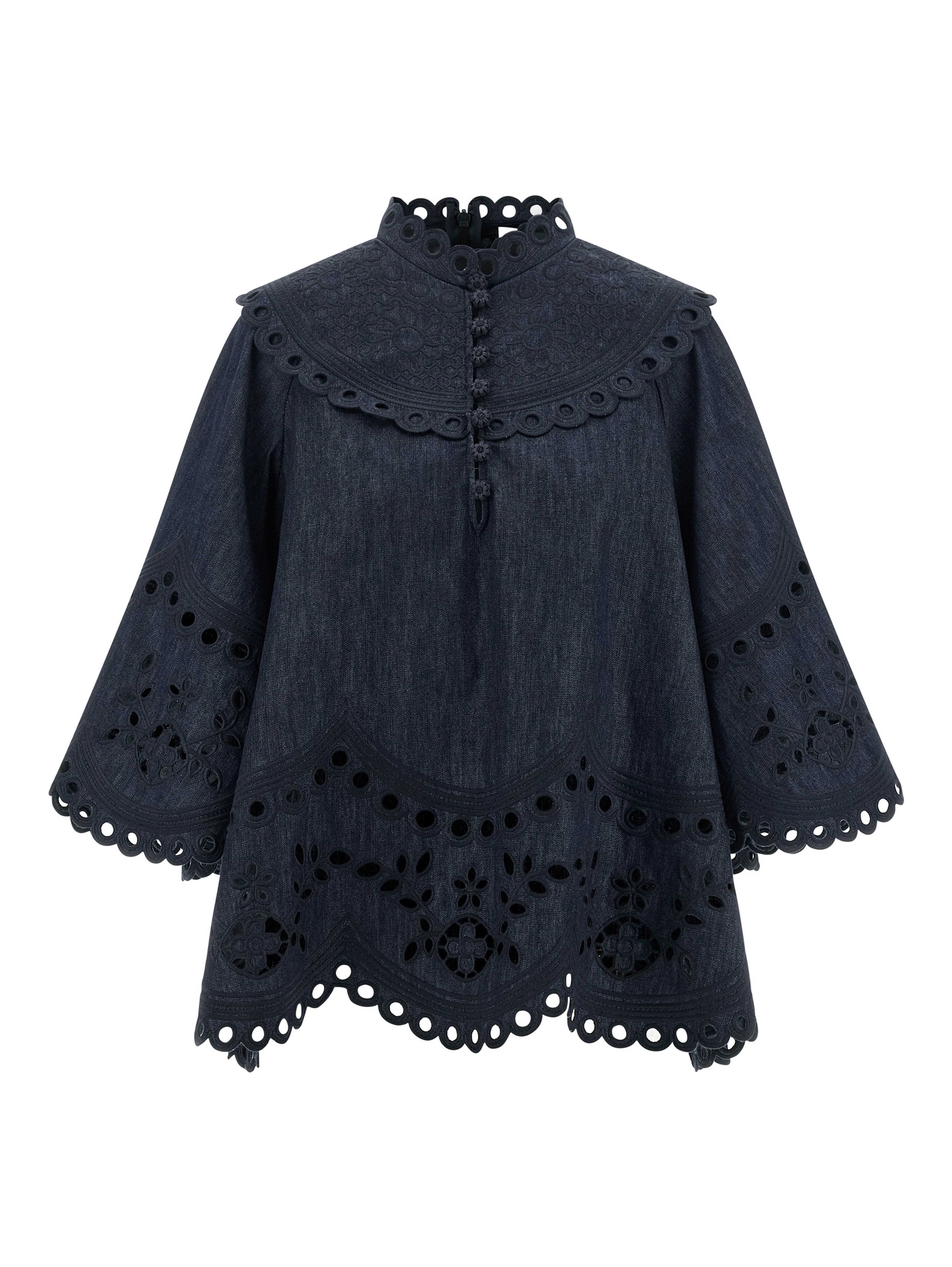 Blue Cotton Blouse