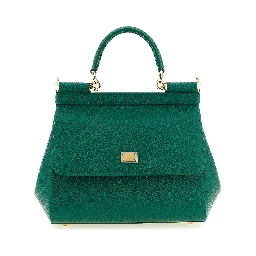 Bicolor Calfskin Handbag