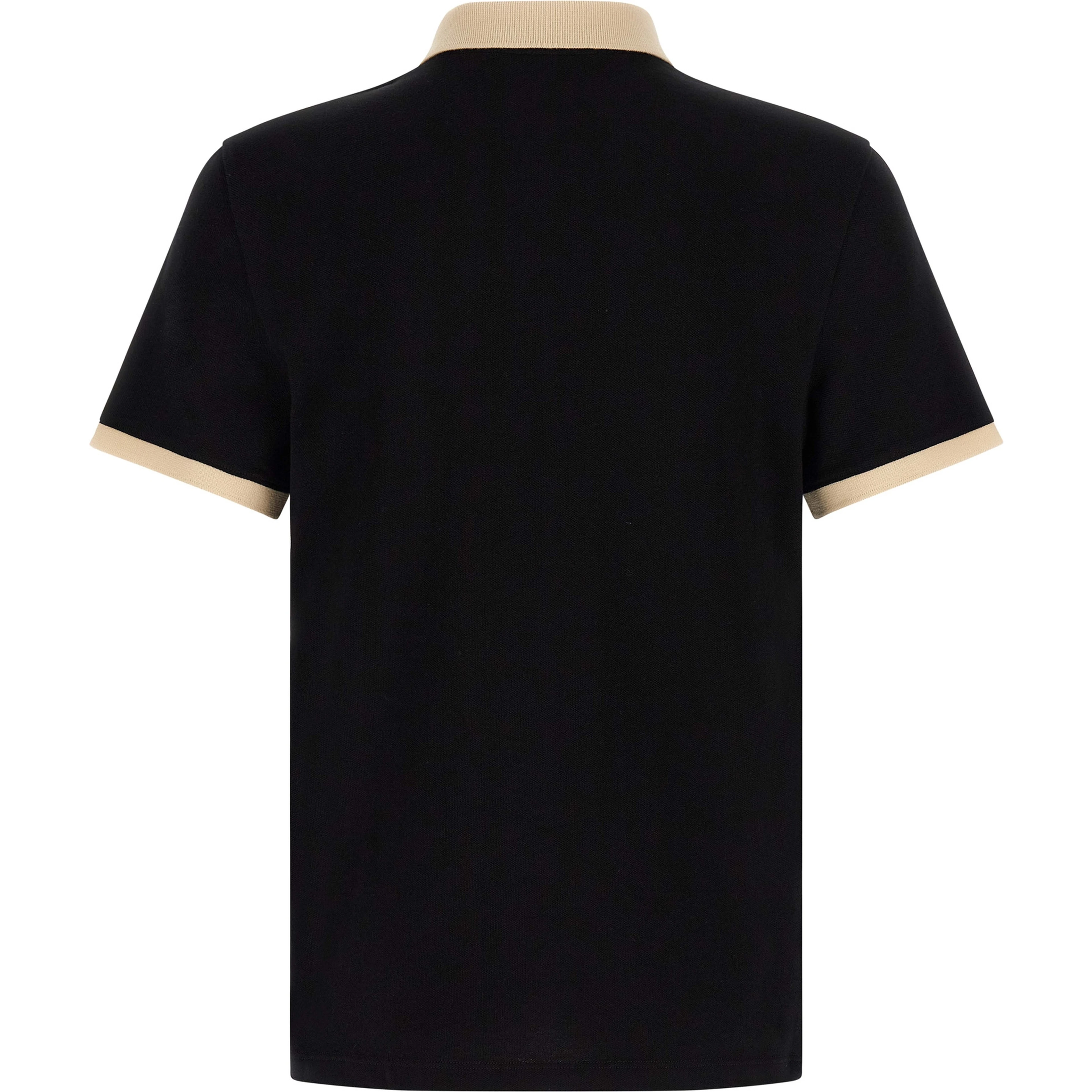 Bicolor Cotton Polo Shirt