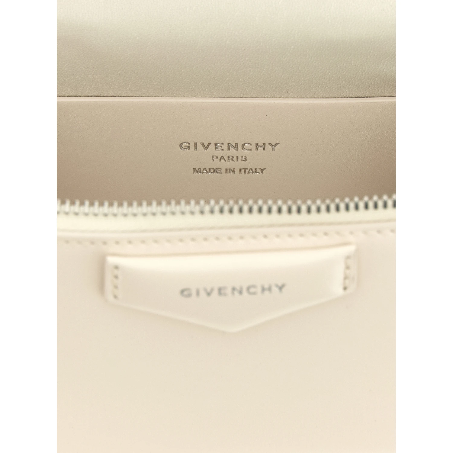 White Leather Crossbody Bag