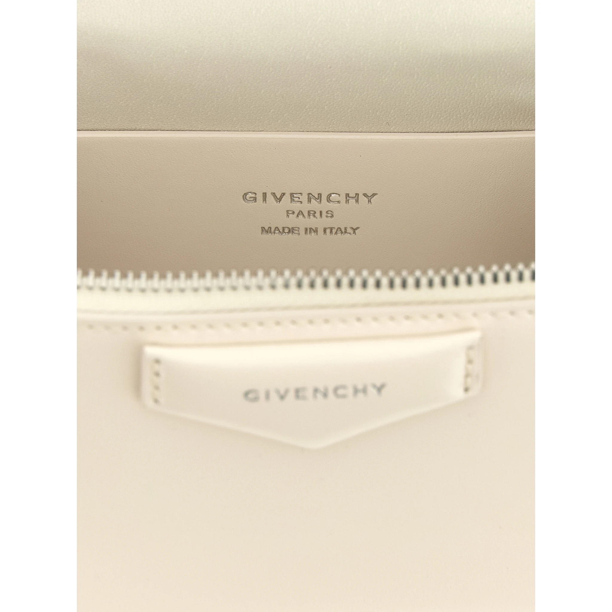 White Leather Crossbody Bag