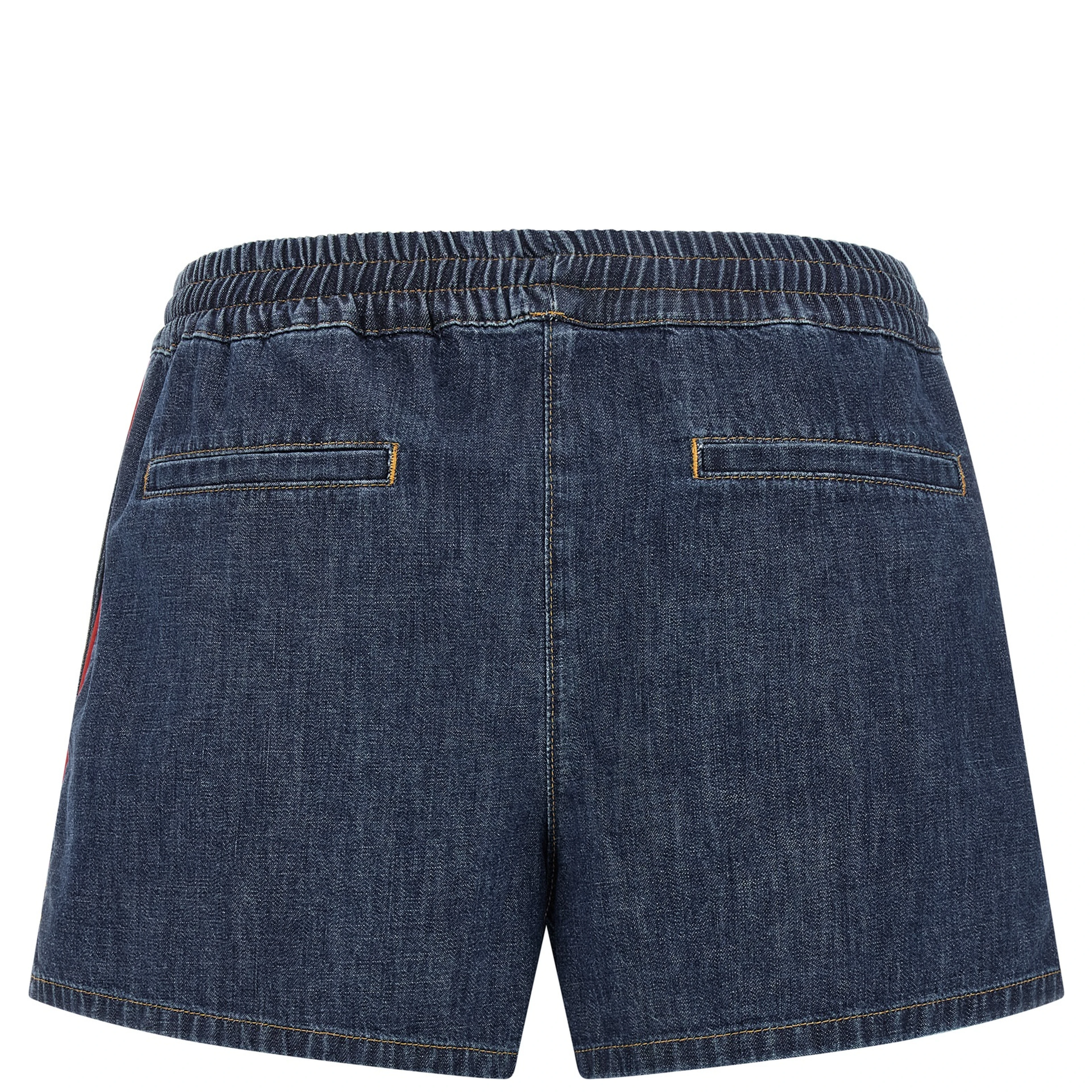 Blue Cotton Bermuda Shorts