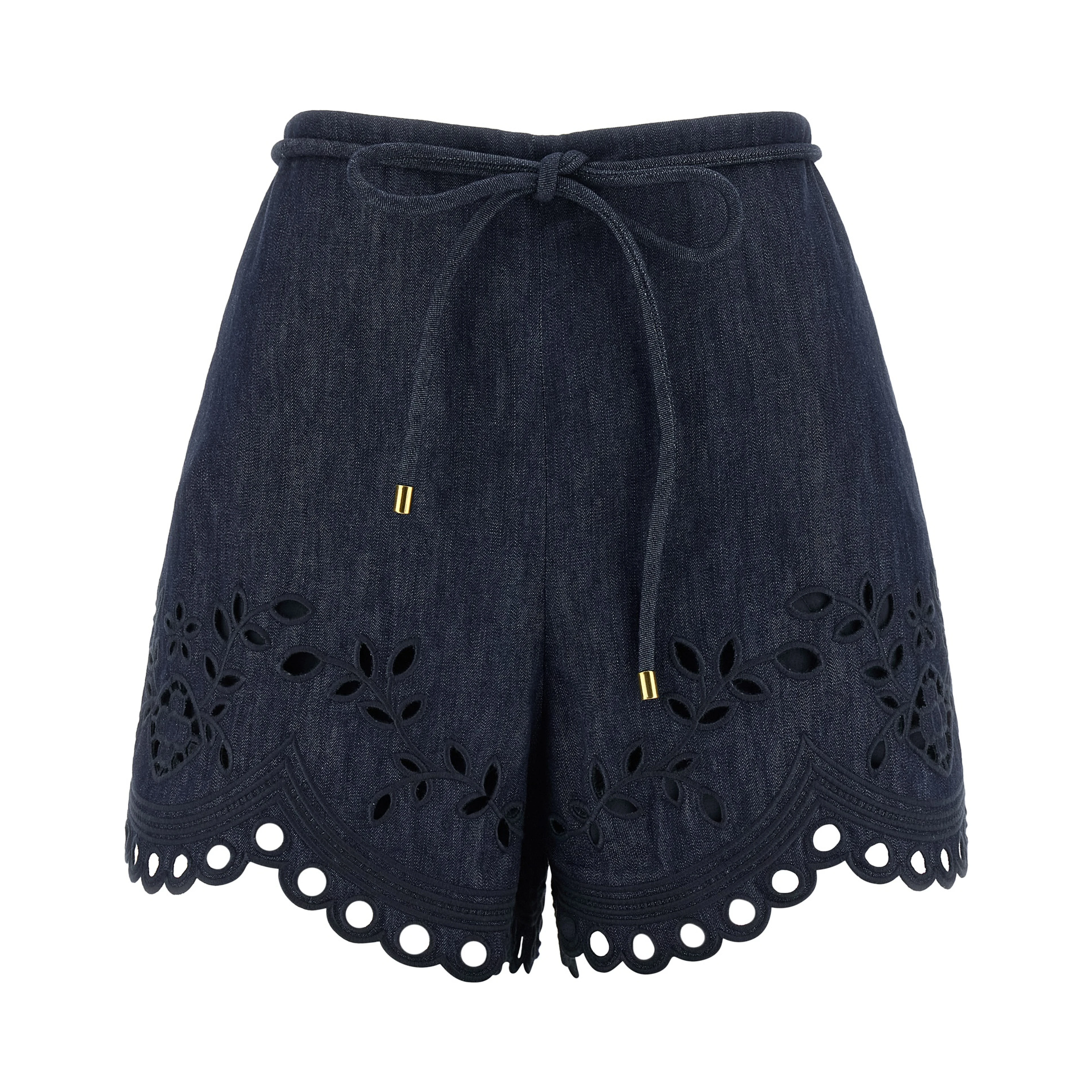 Blue Cotton Bermuda Shorts