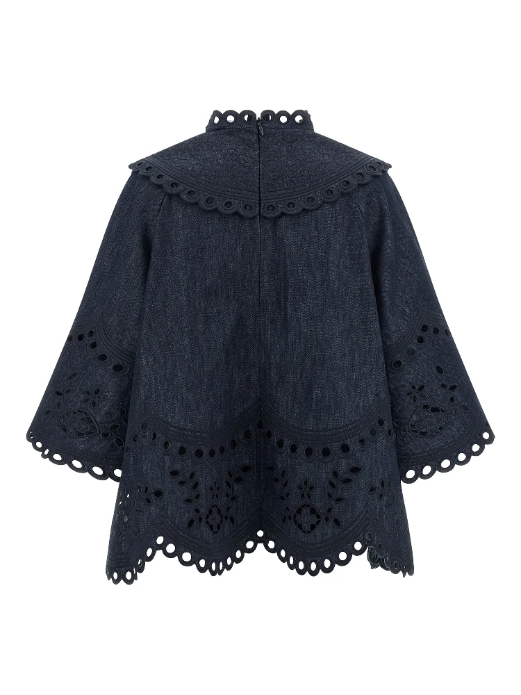 Blue Cotton Blouse alternative