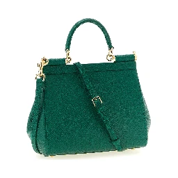 Bicolor Calfskin Handbag