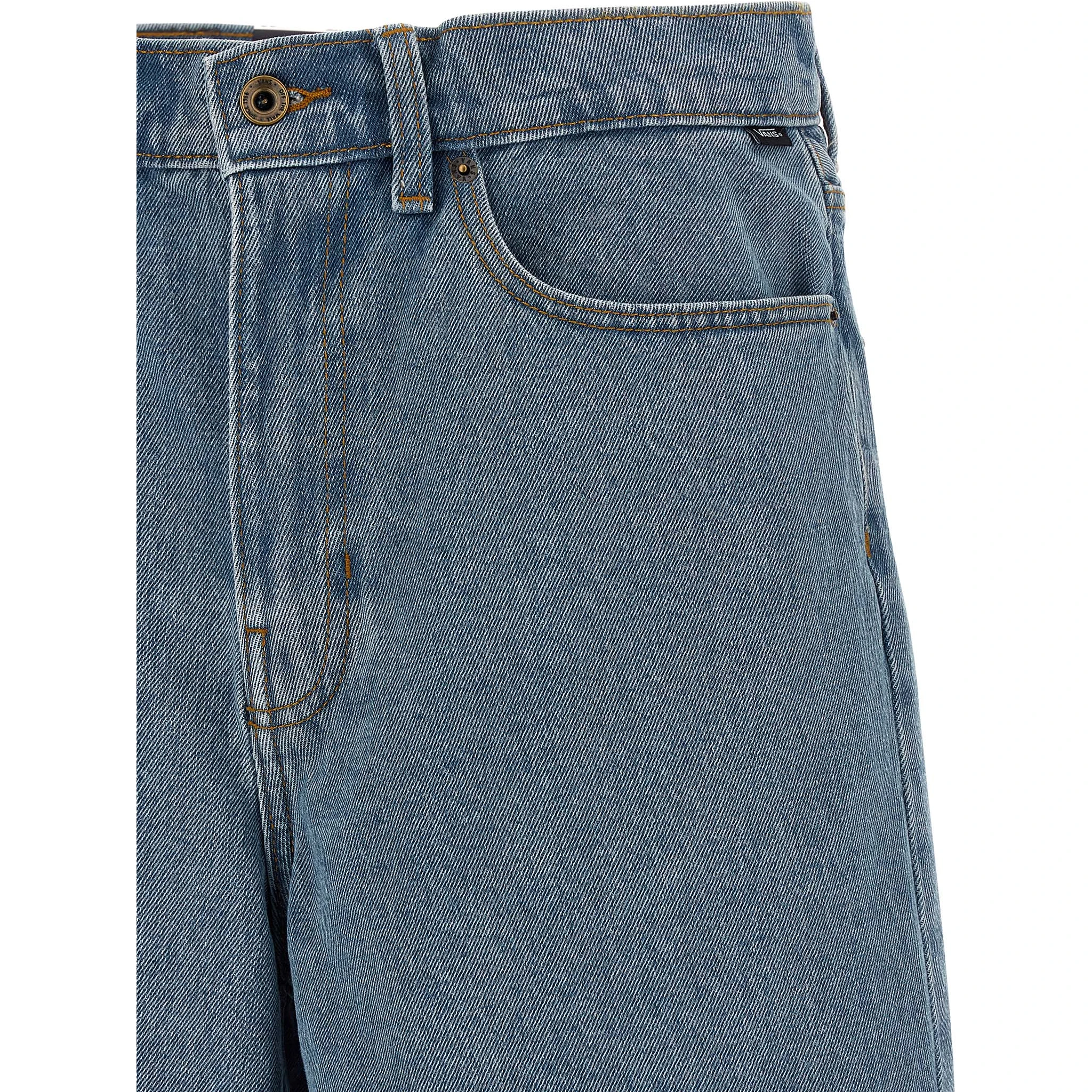 Blue Cotton Bermuda Shorts