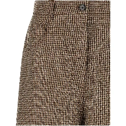 Brown Virgin Wool Bermuda Shorts