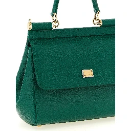 Bicolor Calfskin Handbag