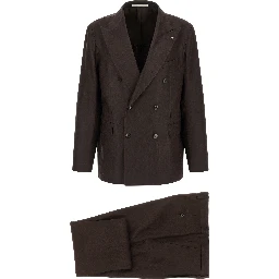 Brown Linen Two-Piece Suit