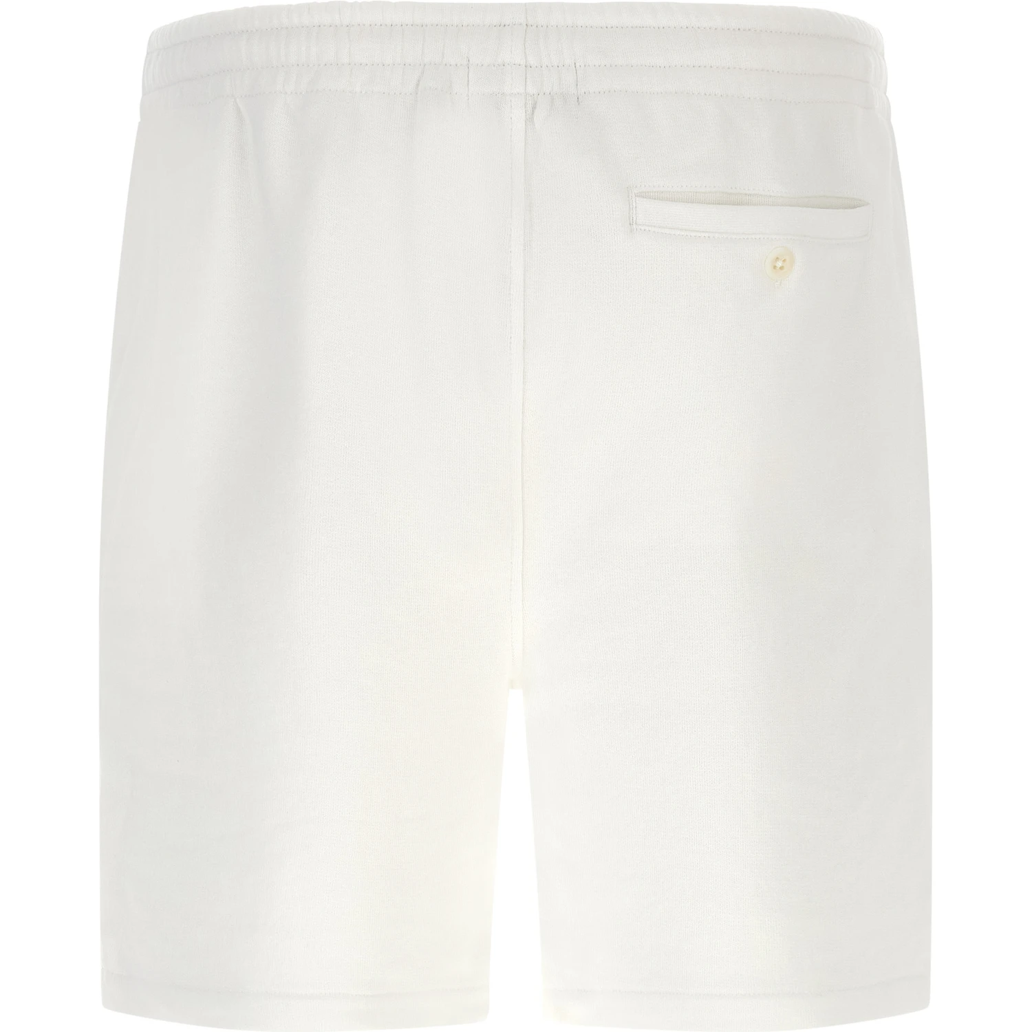 White Cotton Bermuda Shorts