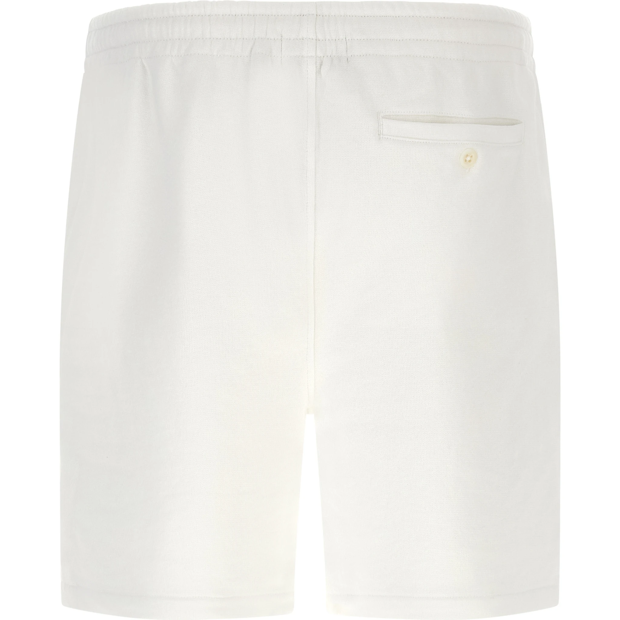 شورت برمودا أبيض من القطن