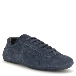 Blue Calf Leather Bos Taurus Athletic Sneakers