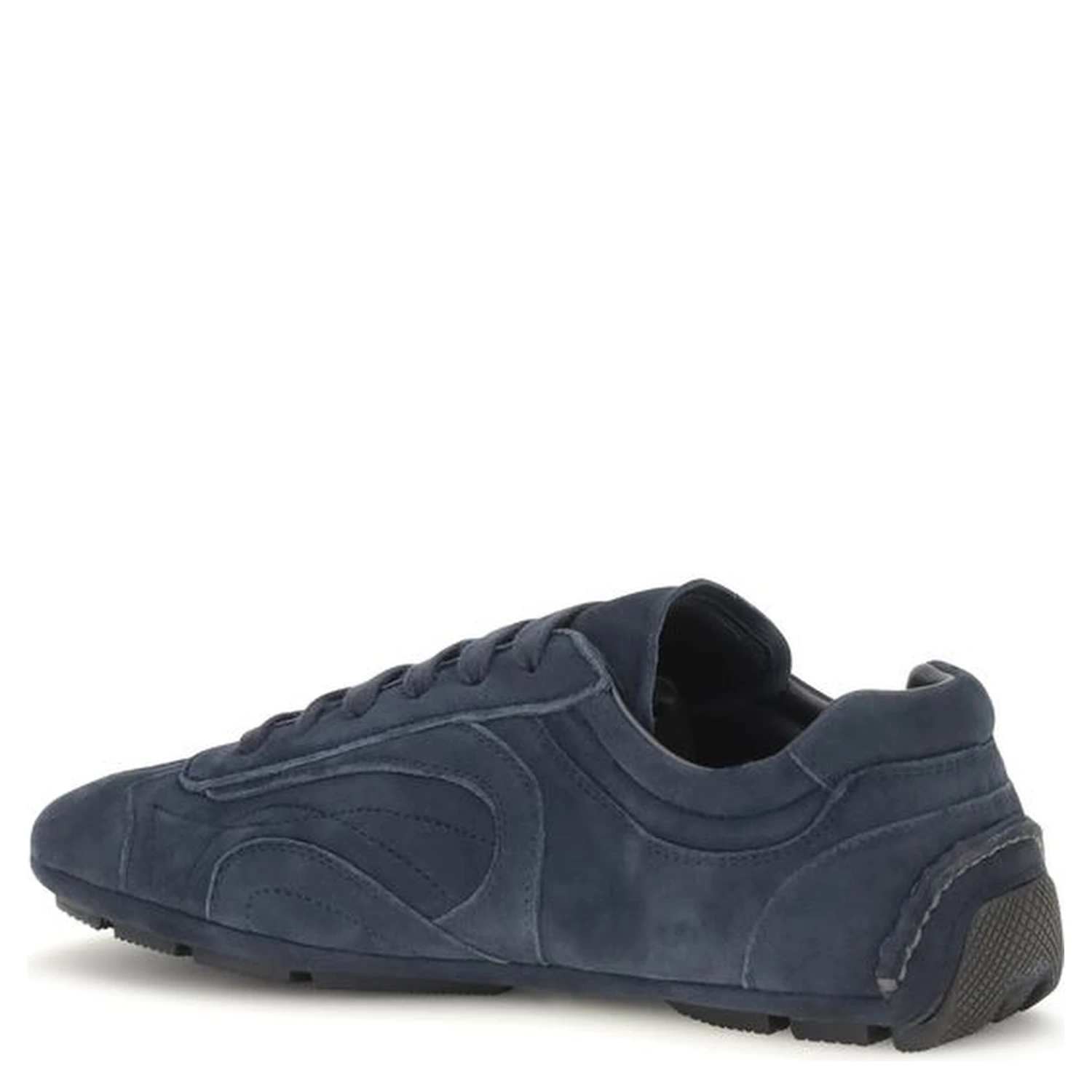 Blue Calf Leather Bos Taurus Athletic Sneakers