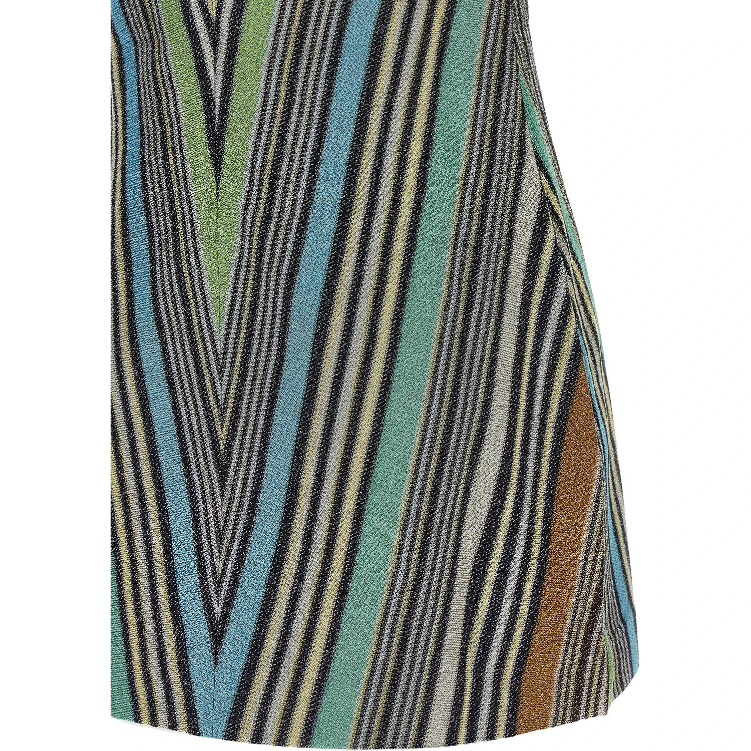 Multicolor Viscose Short Dress