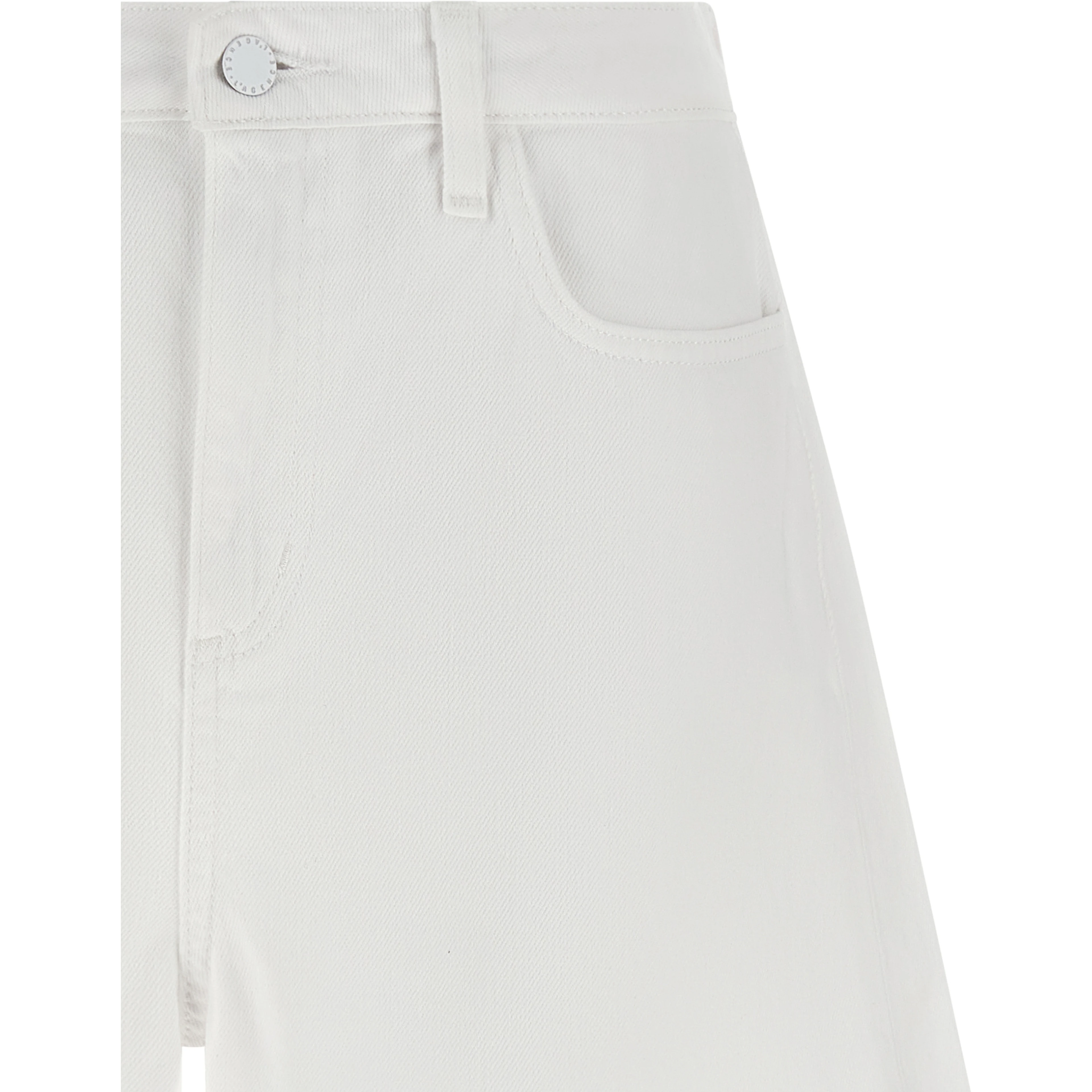 White Cotton Bermuda Shorts