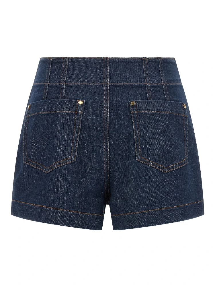 Blue Cotton Bermuda Shorts alternative