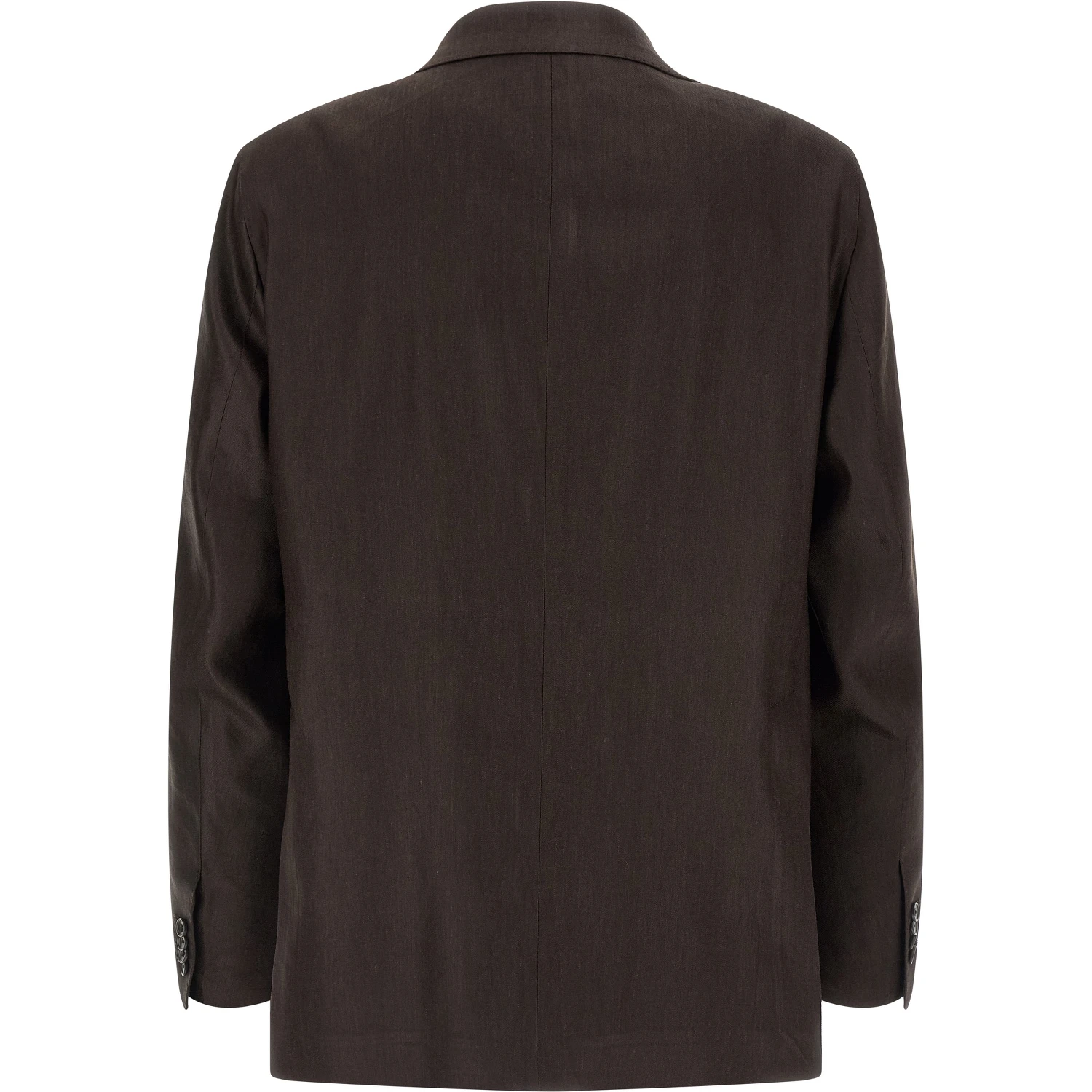 Brown Linen Two-Piece Suit
