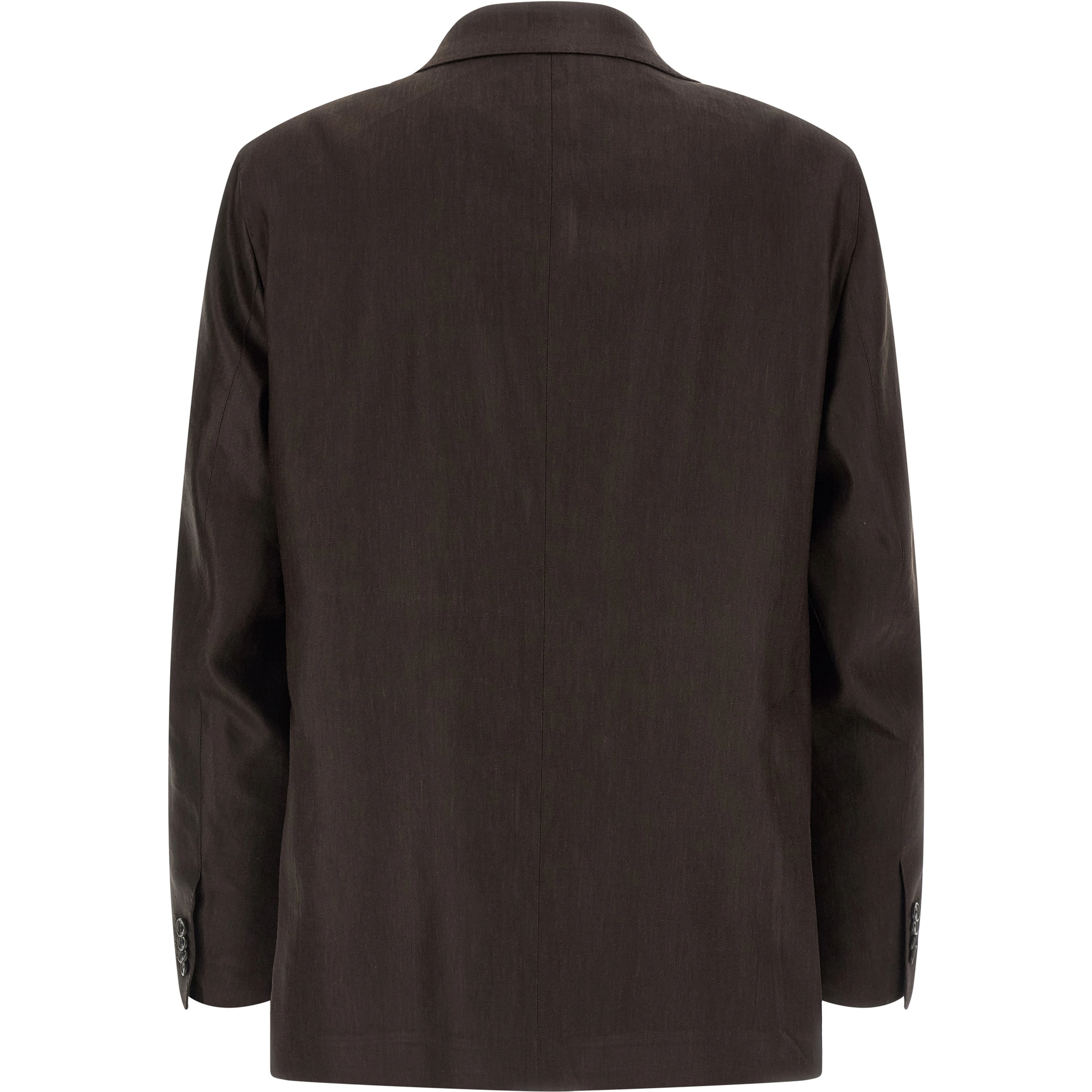 Brown Linen Two-Piece Suit