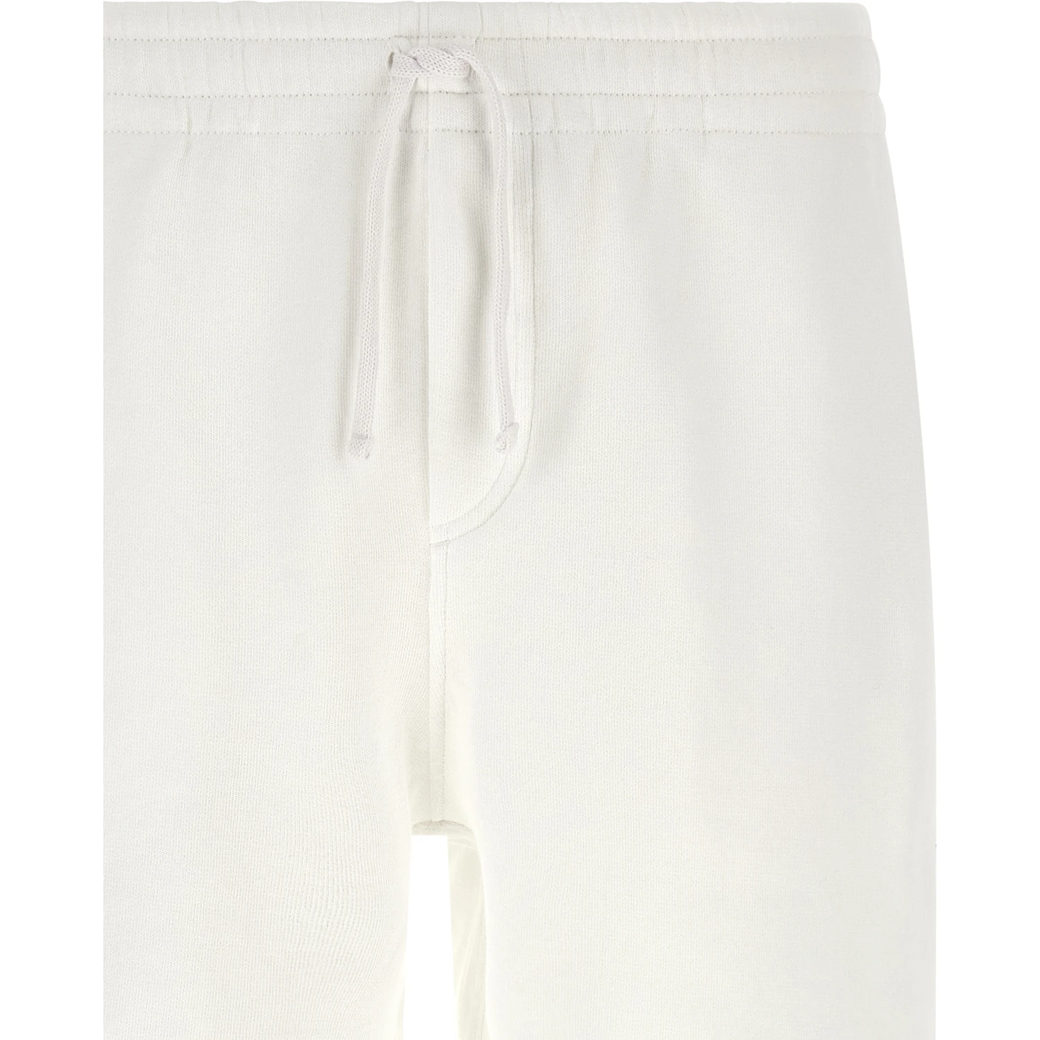 White Cotton Bermuda Shorts