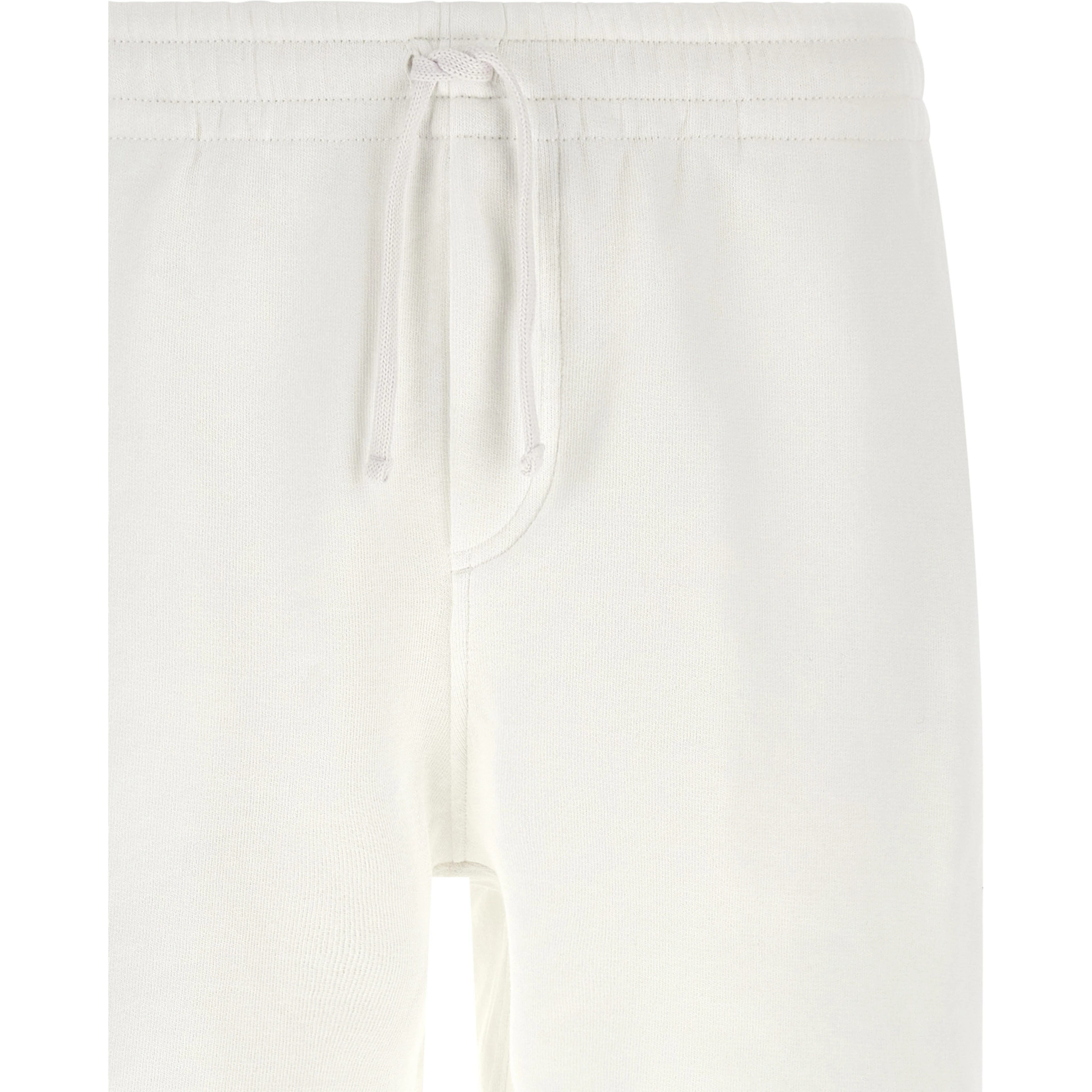 White Cotton Bermuda Shorts