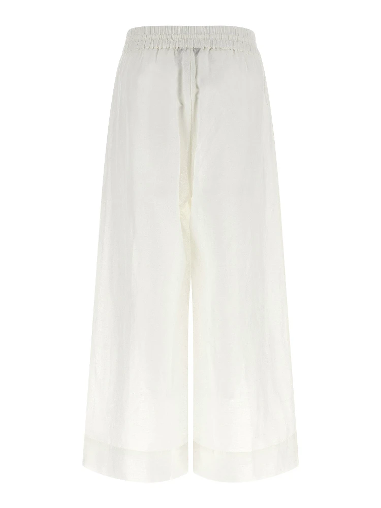White Linen Casual Pants alternative