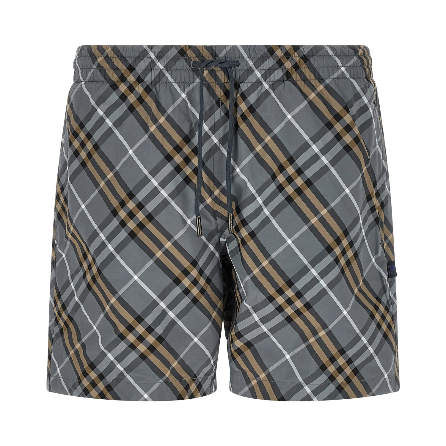 Blue Polyamide Bermuda Shorts