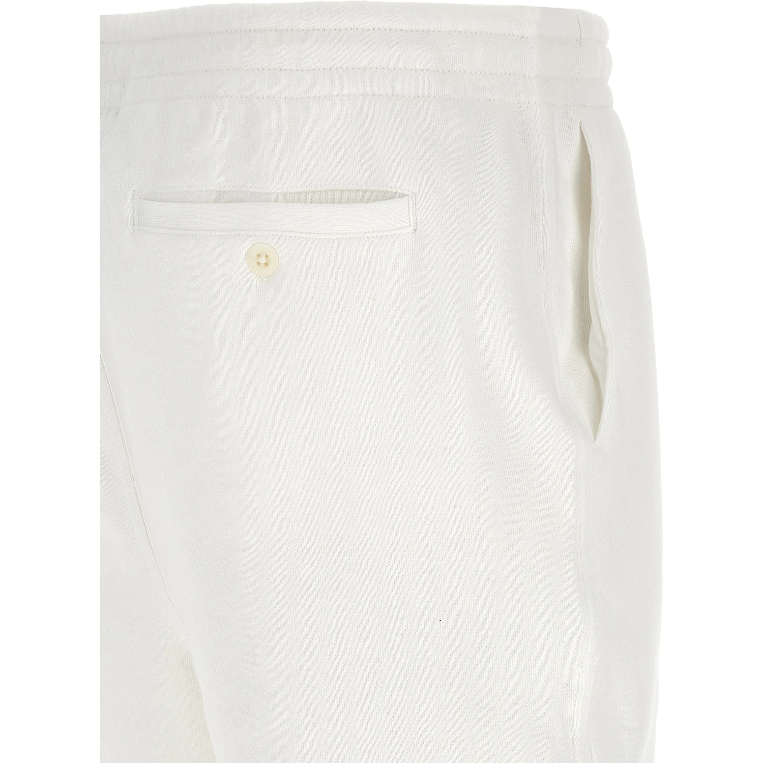 White Cotton Bermuda Shorts