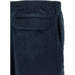 Blue Cotton Bermuda Shorts